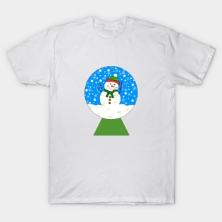 SNOWMAN Snowglobe T-Shirt